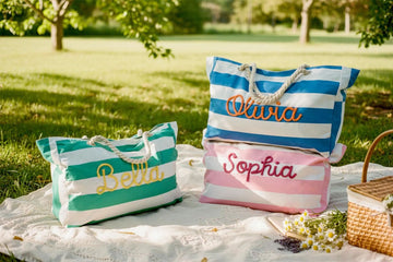 Zippered Beach Tote Bag